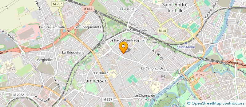 localisation de l'entreprise MONSIEUR STEVEN RIQUIER à LAMBERSART