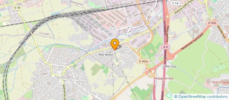 localisation de l'entreprise MONSIEUR STEVEN RIVEAU  PERPIGNAN