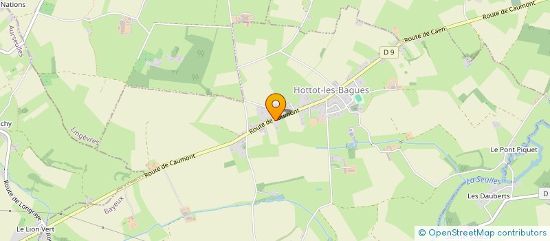 localisation de l'entreprise MONSIEUR STEVEN ROGER  HOTTOT-LES-BAGUES