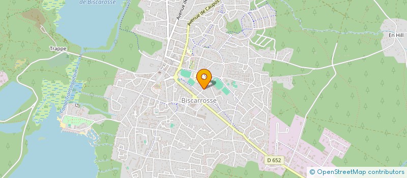 localisation de l'entreprise MONSIEUR STEVEN ROSPIDE  BISCARROSSE