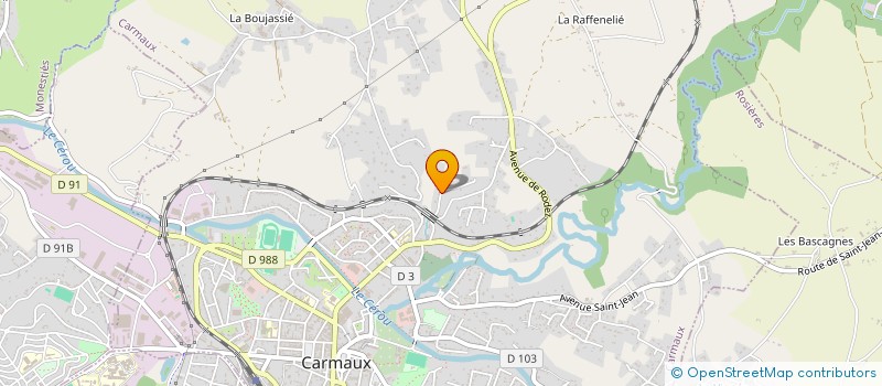 localisation de l'entreprise MONSIEUR STEVEN ROSSI FERRARI  CARMAUX