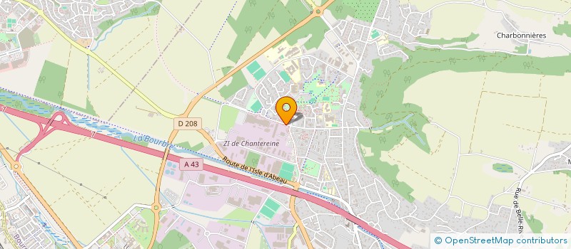 localisation de l'entreprise MONSIEUR STEVEN ROUSSEAU  BOURGOIN-JALLIEU