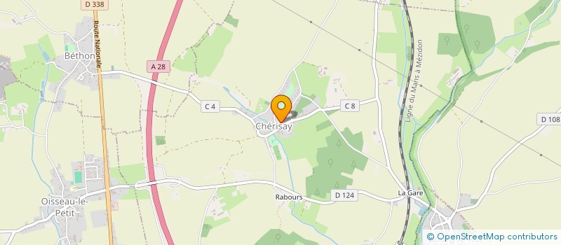 localisation de l'entreprise MONSIEUR STEVEN ROUSSEL  CHAMPFLEUR