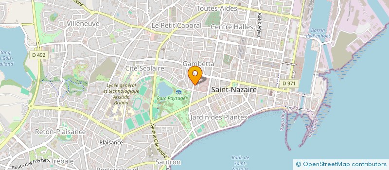 localisation de l'entreprise MONSIEUR STEVEN ROUSSEL  SAINT-NAZAIRE