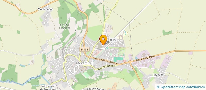 localisation de l'entreprise MONSIEUR STEVEN ROUSSEL  MONTMIRAIL