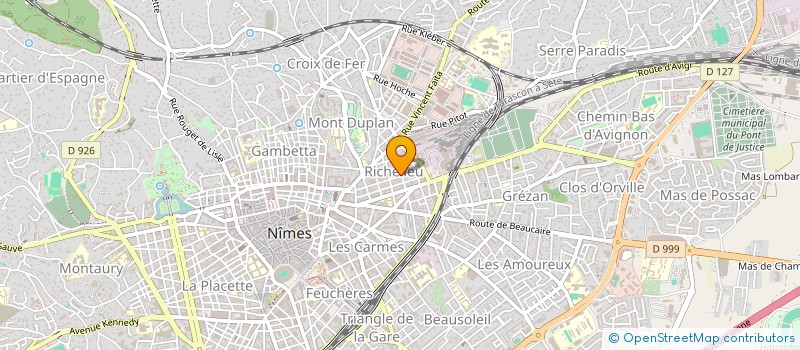 localisation de l'entreprise MONSIEUR STEVEN ROUX  NIMES