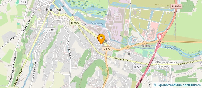 localisation de l'entreprise MONSIEUR STEVEN SAINT-AUBIN  HONFLEUR