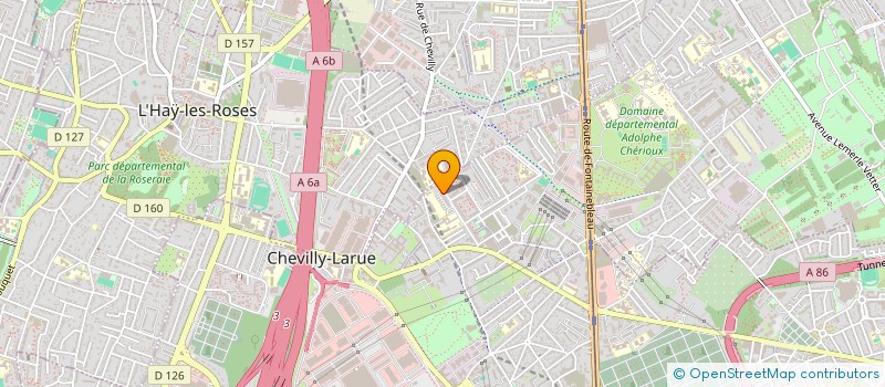 localisation de l'entreprise MONSIEUR STEVEN SALLE  CHEVILLY-LARUE