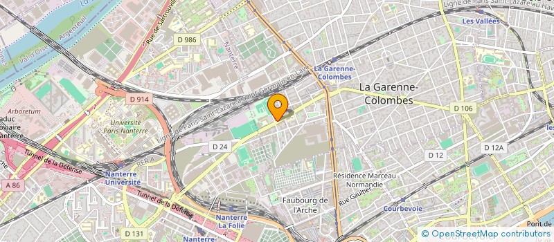localisation de l'entreprise MONSIEUR STEVEN SALTER à LA GARENNE-COLOMBES