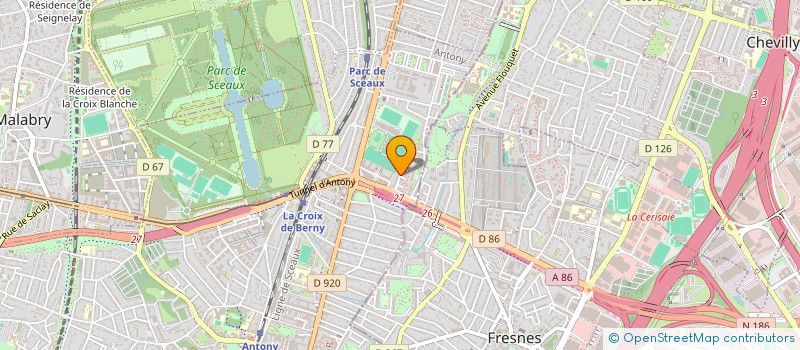 localisation de l'entreprise MONSIEUR STEVEN SAMPAIO à ANTONY