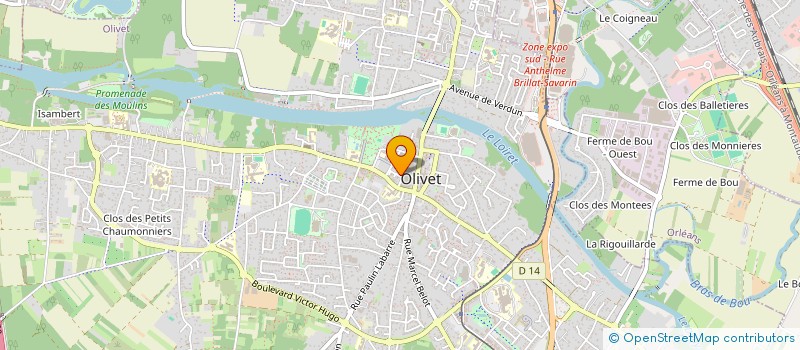 localisation de l'entreprise MONSIEUR STEVEN SANCHEZ  OLIVET