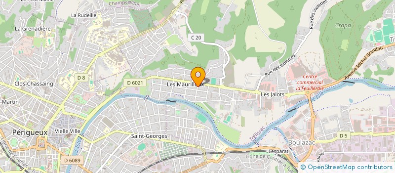 localisation de l'entreprise MONSIEUR STEVEN SASSIER  TRELISSAC