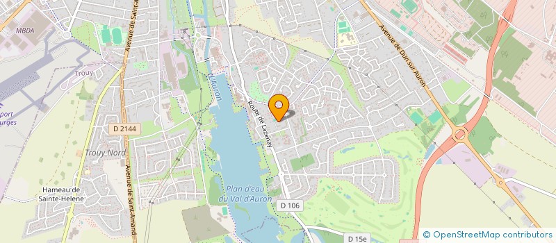 localisation de l'entreprise MONSIEUR STEVEN SCHULZ  BOURGES