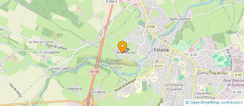 localisation de l'entreprise MONSIEUR STEVEN SEGUY à FALAISE