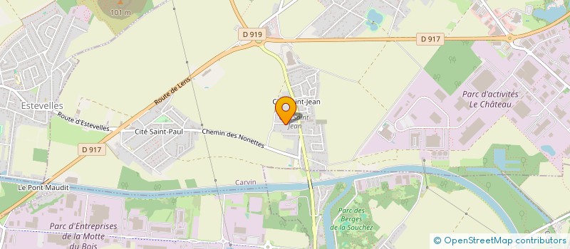 localisation de l'entreprise MONSIEUR STEVEN SEL  COURRIERES