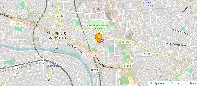 localisation de l'entreprise MONSIEUR STEVEN SEMEDO TAVARES  CHAMPIGNY-SUR-MARNE