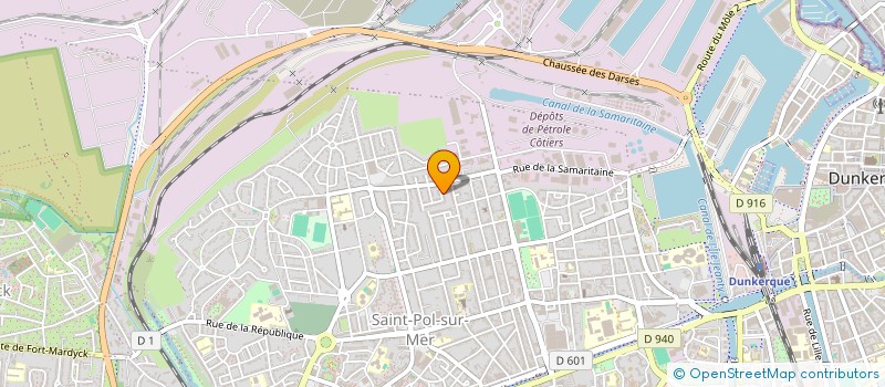 localisation de l'entreprise MONSIEUR STEVEN SIMPELAERE à DUNKERQUE
