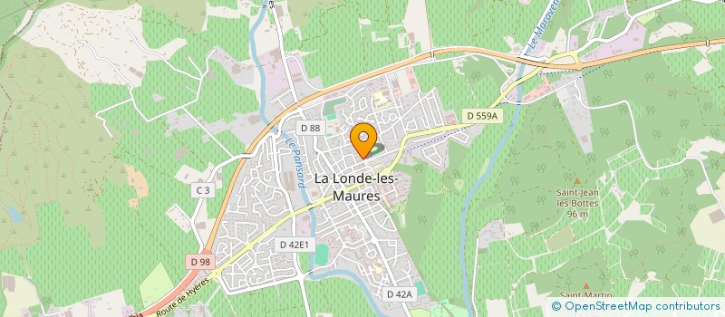 localisation de l'entreprise MONSIEUR STEVEN SOLER  LA LONDE-LES-MAURES