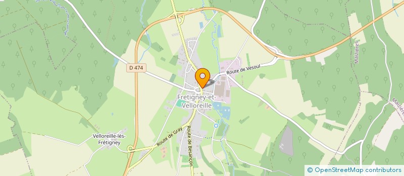 localisation de l'entreprise MONSIEUR STEVEN SONHALDER  FRETIGNEY-ET-VELLOREILLE