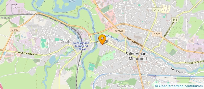 localisation de l'entreprise MONSIEUR STEVEN STEIMBACH  SAINT-AMAND-MONTROND