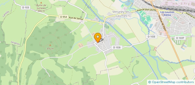 localisation de l'entreprise MONSIEUR STEVEN STEPHAN  VENAREY-LES-LAUMES