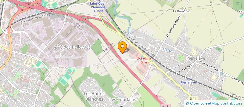 localisation de l'entreprise MONSIEUR STEVEN SURY à PIERRELAYE