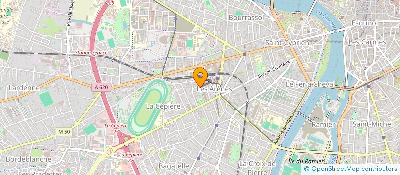 localisation de l'entreprise MONSIEUR STEVEN TAMARII  TOULOUSE