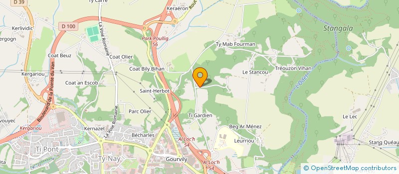 localisation de l'entreprise MONSIEUR STEVEN THEPAUT à QUIMPER