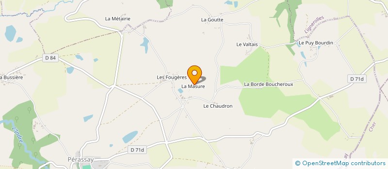 localisation de l'entreprise MONSIEUR STEVEN THORNTON à PERASSAY