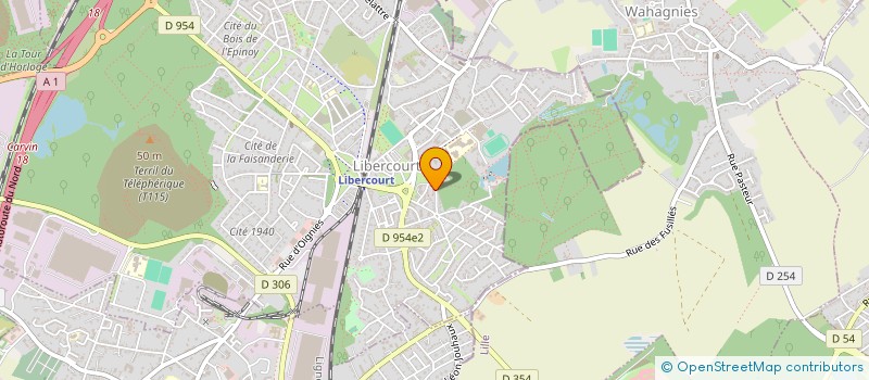 localisation de l'entreprise MONSIEUR STEVEN TOMASSONE  LIBERCOURT