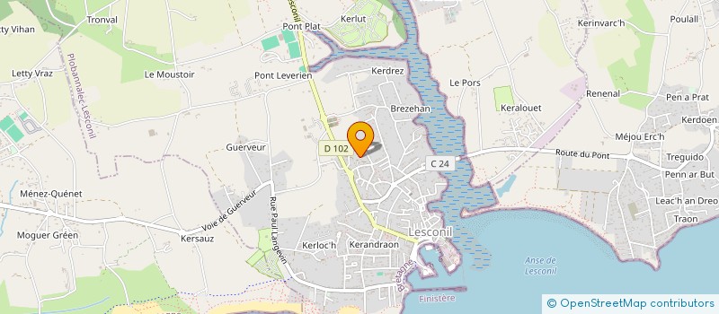 localisation de l'entreprise MONSIEUR STEVEN TROALE  PLOBANNALEC-LESCONIL