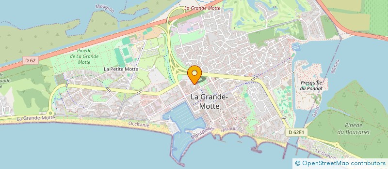 localisation de l'entreprise MONSIEUR STEVEN TROQUEREAU  LA GRANDE-MOTTE