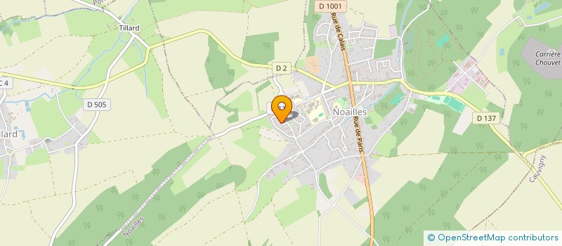 localisation de l'entreprise MONSIEUR STEVEN VAILLANDET  NOAILLES