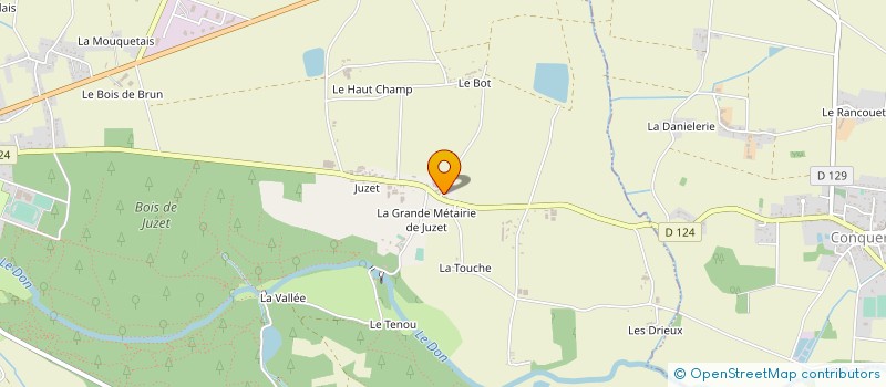 localisation de l'entreprise MONSIEUR STEVEN VANDAMME  GUEMENE-PENFAO