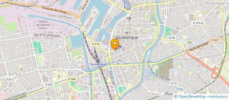 localisation de l'entreprise MONSIEUR STEVEN VANDENSTEEN à DUNKERQUE