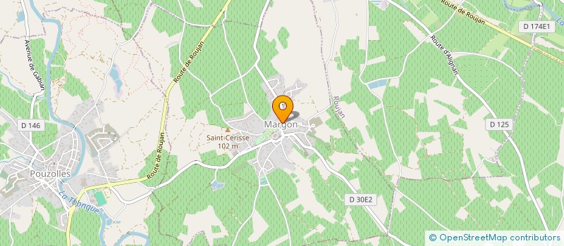 localisation de l'entreprise MONSIEUR STEVEN VAQUIER  MARGON