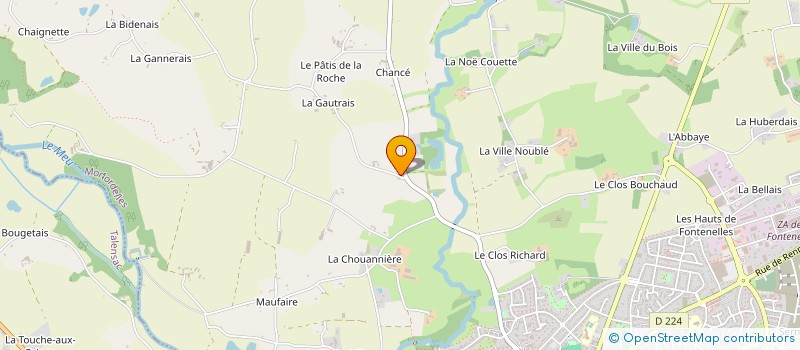 localisation de l'entreprise MONSIEUR STEVEN VERDON  MORDELLES