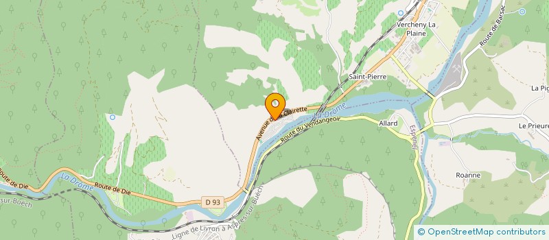 localisation de l'entreprise MONSIEUR STEVEN VERNAY  VERCHENY