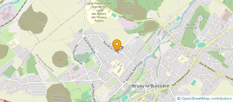 localisation de l'entreprise MONSIEUR STEVEN VERPRAET à BRUAY-LA-BUISSIERE