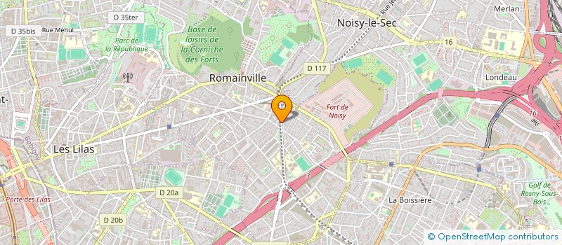 localisation de l'entreprise MONSIEUR STEVEN VIEIRA BORGES à ROMAINVILLE