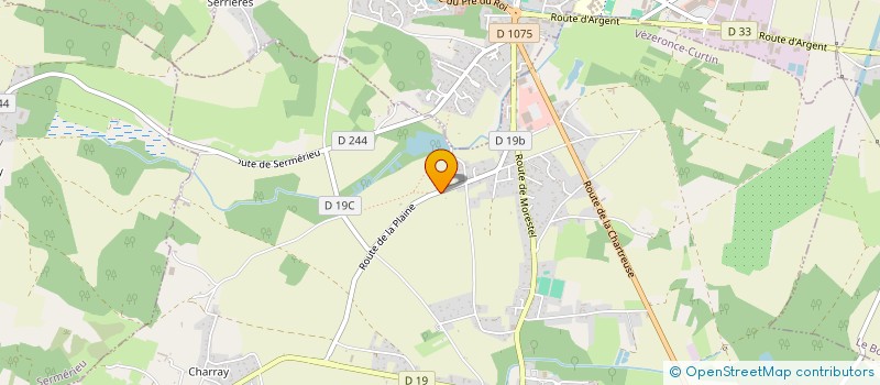 localisation de l'entreprise MONSIEUR STEVEN VINTERSTEIN  VEZERONCE-CURTIN