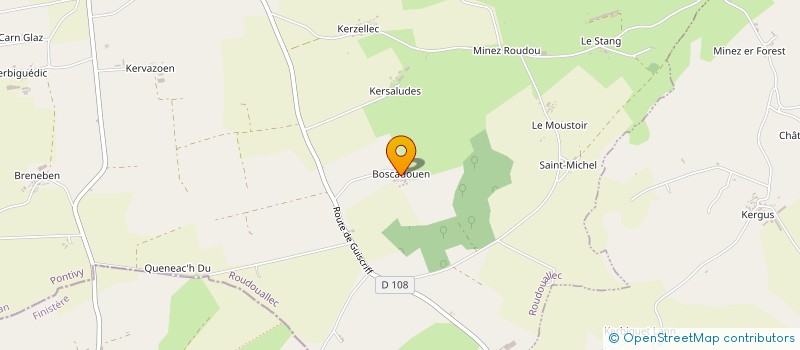 localisation de l'entreprise MONSIEUR STEVEN WHITE  ROUDOUALLEC