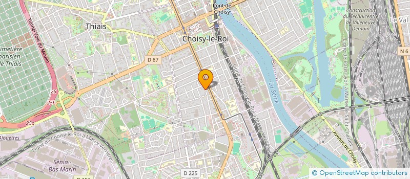 localisation de l'entreprise MONSIEUR STEVEN ZEITOUN  CHOISY-LE-ROI