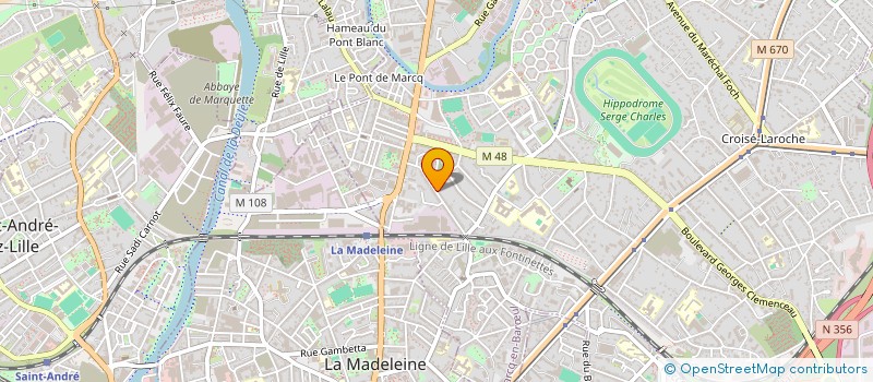 localisation de l'entreprise MONSIEUR STEVENS AUDINEAU à MARCQ-EN-BARŒUL