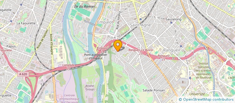 localisation de l'entreprise MONSIEUR STEVENS BLAISSA  TOULOUSE