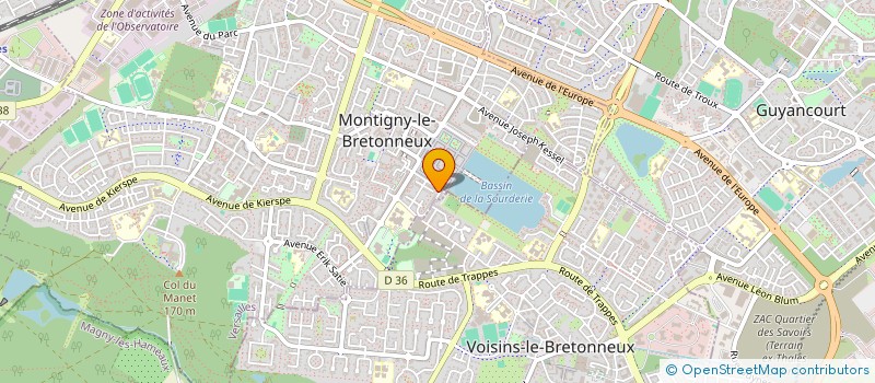 localisation de l'entreprise MONSIEUR STEVENS CALONNE  MONTIGNY-LE-BRETONNEUX