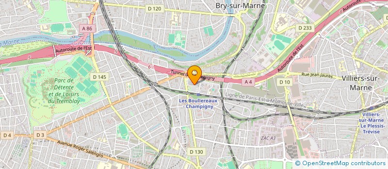 localisation de l'entreprise MONSIEUR STEVENS CAPELO à CHAMPIGNY-SUR-MARNE