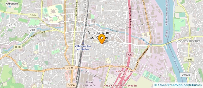 localisation de l'entreprise MONSIEUR STEVENS CORAZZOL à VILLEFRANCHE-SUR-SAONE