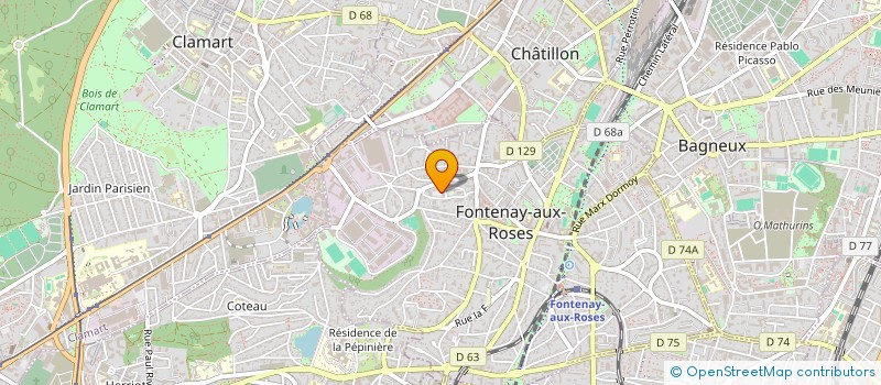 localisation de l'entreprise MONSIEUR STEVENS EYMERIC KOUASSI KANGAH à FONTENAY-AUX-ROSES