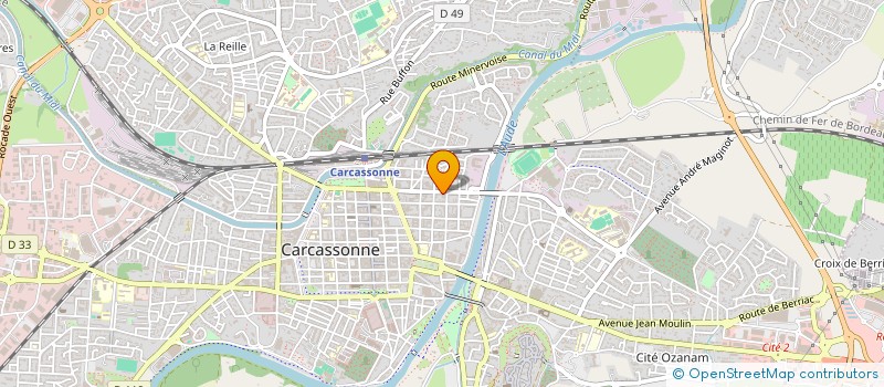 localisation de l'entreprise MONSIEUR STEVENS FAYARD à CARCASSONNE